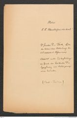 k.k. naturhistorisches Hofmuseum, Intendanzakten 1885-1896 (Hauer), Aktenzahl Z.274/1889, Seite 4